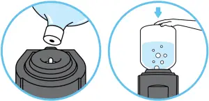 CRYSTAL SPRINGS 100 Series Water Dispenser - using the dispenser3