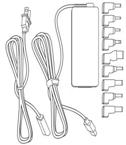 INSIGNIA NS-PWL965 Universal 65W Laptop Charger