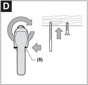 Setting the rotational direction