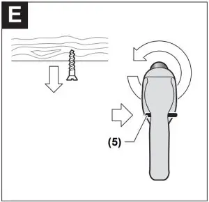 Setting the rotational direction