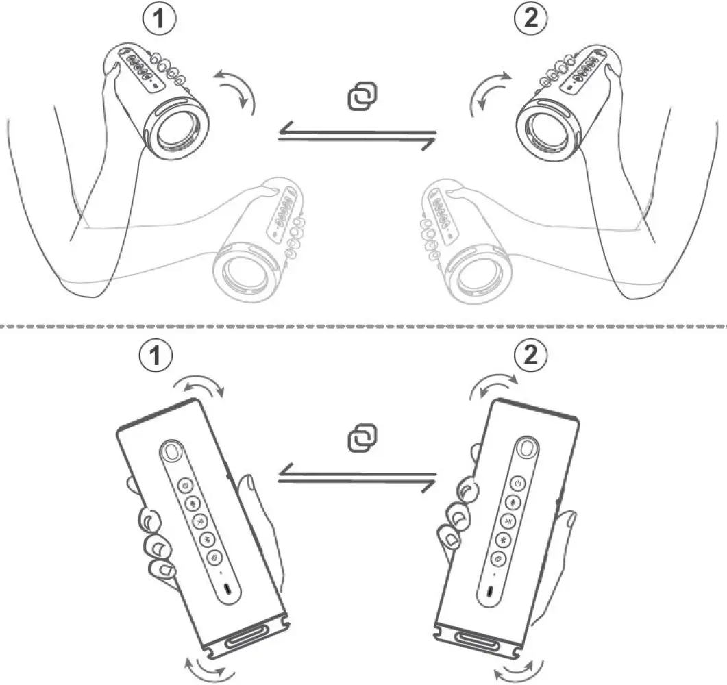Shake to Set up Stereo Group