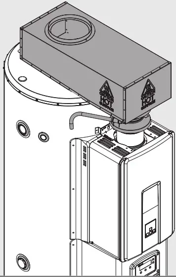Rinnai Commercial and Common Flue System DD1 Flue Adapter-