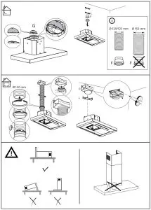 IKEA 403 83 .48 KULINARISK Wall Mounted Extractor Hood - figure 3