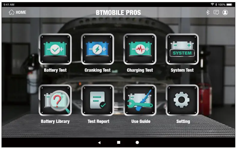 TOPDON BTMOBILE PROS Battery Tester User Manual - Btmobile Pros