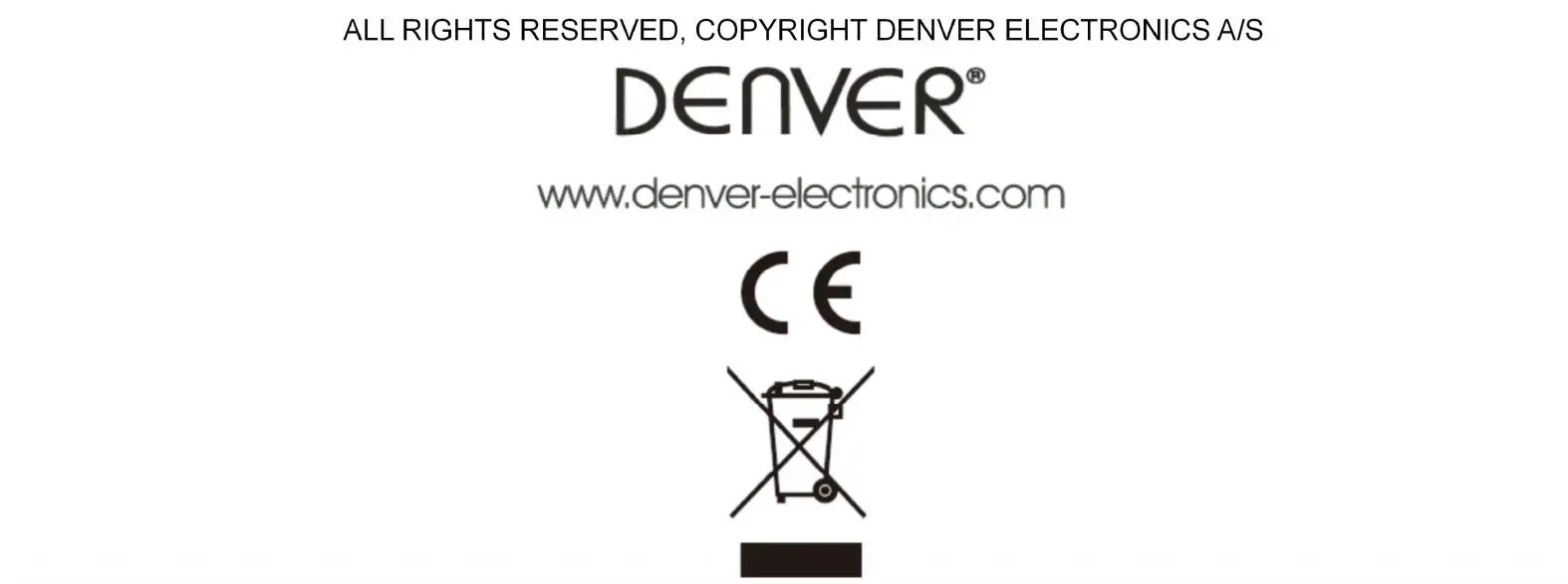 Denver HBO-6620 Hoverboard - CE, Disposed icon