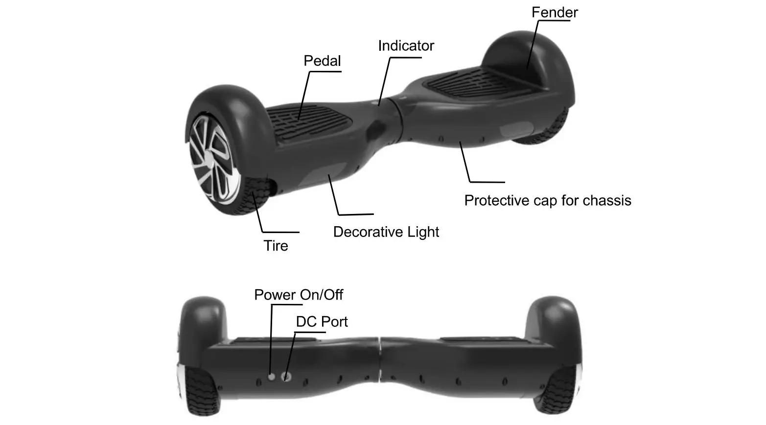 Denver HBO-6620 Hoverboard - Chapter 2 Operationg the Balance scooter