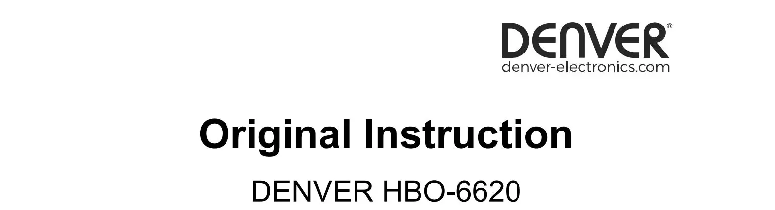 Denver HBO-6620 Hoverboard - Main