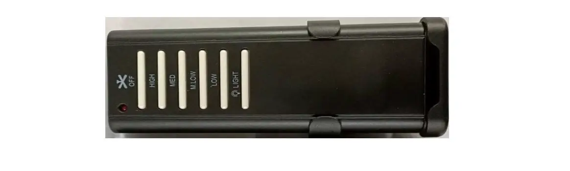 Zhongshan Hongwei Motor Manufacturing GW-TR002A AC Power Ceiling Fan Remote Control - overview