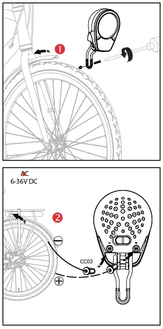 spanninga ROXEO E-Bike Auto Headlamp fig-2