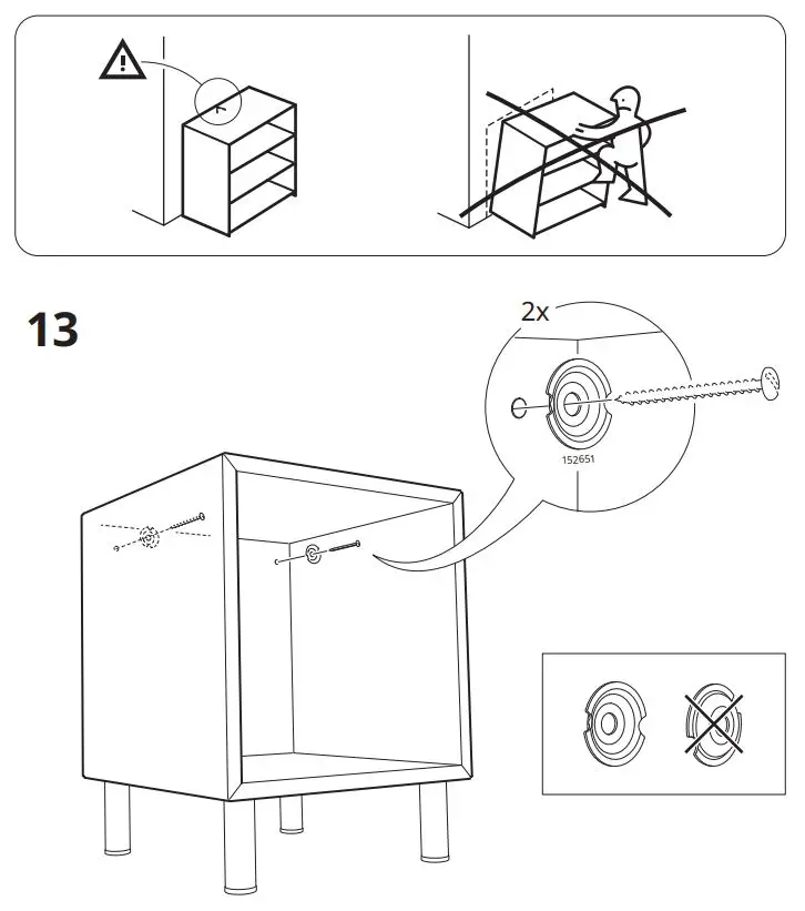 IKEA 103.321.22 EKET Cabinet Instruction Manual - Assembly 13