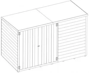 Mercia Garden Palletised Bike Store