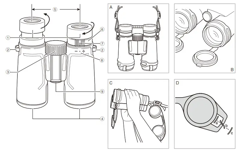 Nikon 16768 Binoculars M5 10 x 42 Roof Prism