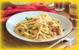 a plate of food on a table