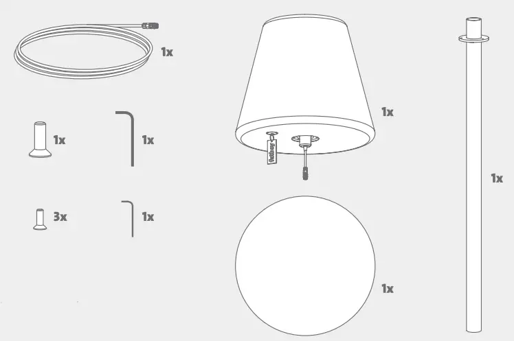 fatboy Edison The Gaint LED Lamb - parts