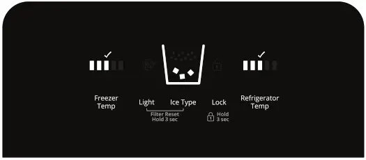 Whirlpool WRS555SIHZSS 36 Fingerprint Resistant - Using the Controls 2