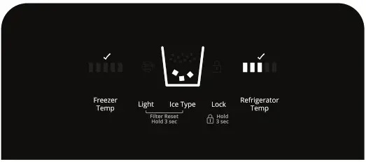 Whirlpool WRS555SIHZSS 36 Fingerprint Resistant - Using the Controls 3