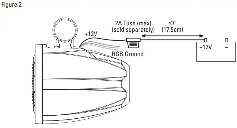 MTX AUDIO MUD65PL Cage Mount Speaker With RGB LEDS - Figure 2