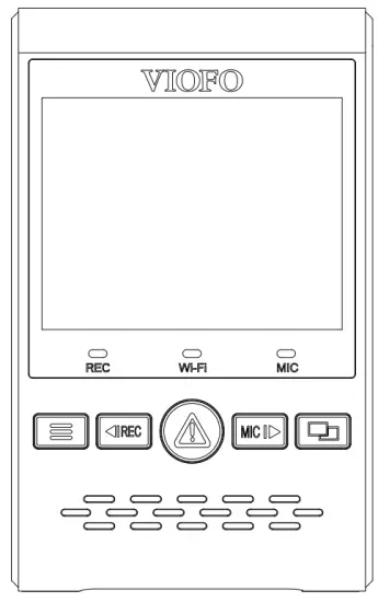 VIOFO A129 Duo Full HD 1080P Front and Rear Camera