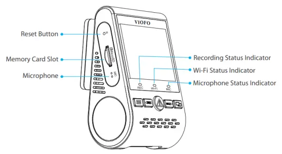 VIOFO A129 Duo Full HD 1080P Front and Rear Camera - Front Camera1