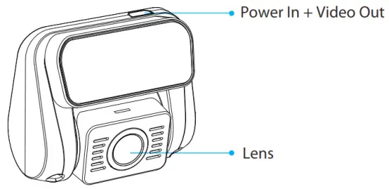 VIOFO A129 Duo Full HD 1080P Front and Rear Camera - Rear Camera