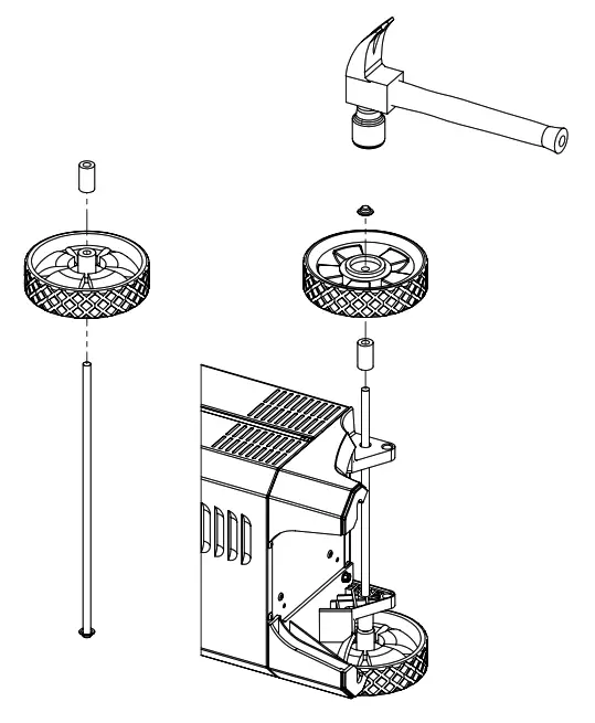 Schumacher Electric 0099002329E R0 Automatic Battery Charger - axle