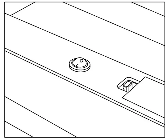 Kraus KTCS 10 Automatic Sensor Trash Can - Switch