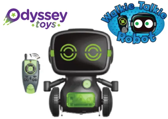 Odyssey ODY 1208GRN Walkie Talkie Robot