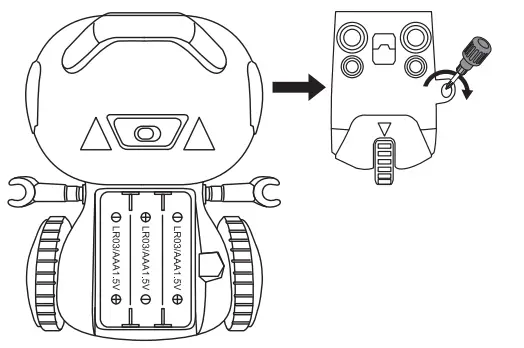 Odyssey ODY 1208GRN Walkie Talkie Robot - Fig