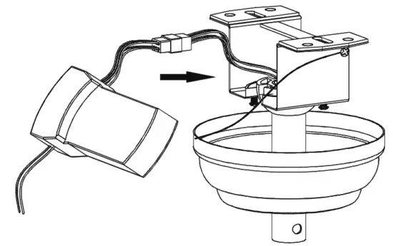 COSTWAY ES10055US 52 Inch Ceiling Fan Lamp - remote