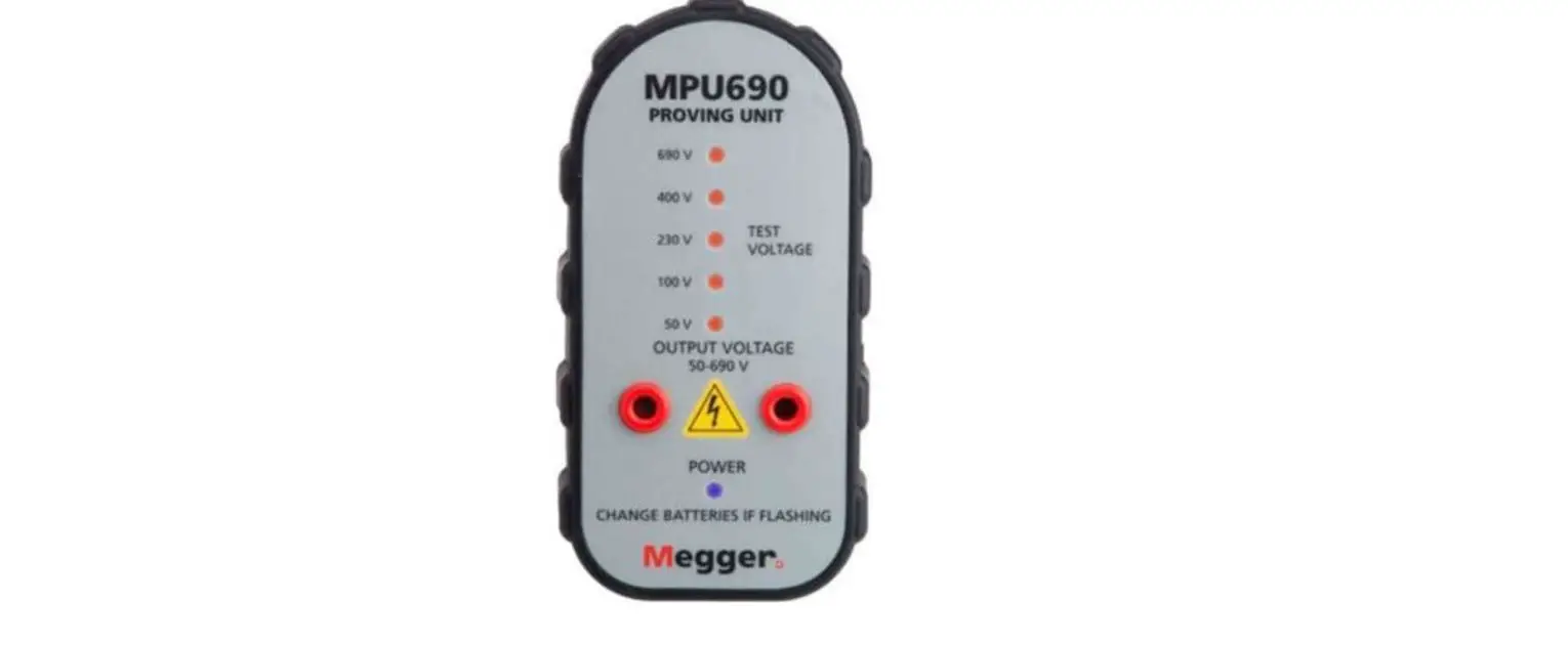 Megger Mpu690 Proving Unit For Voltage Testers User Guide
