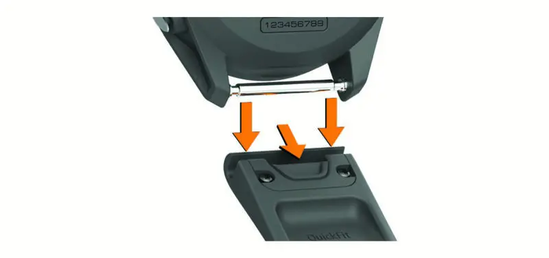 GARMIN Golf Watch Changing the QuickFit