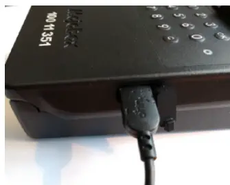 MojoLock MojoBox Electronic Lock Box - cable