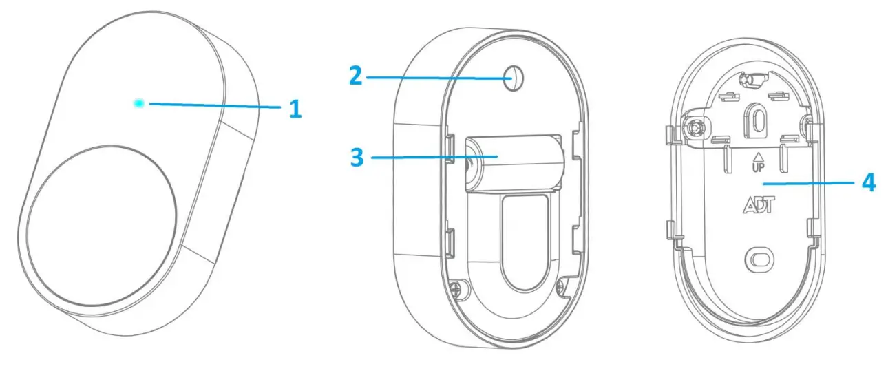 SERCOMM SSM5R0 29 PIR Motion Sensor - Battery Cover