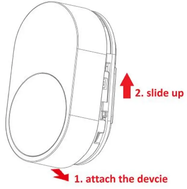 SERCOMM SSM5R0 29 PIR Motion Sensor - mount bracket 2
