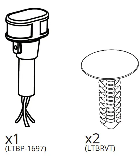 SEAVIEW LTBP 1697 LED Light 7 ft of Wire - PARTS INCLUDED