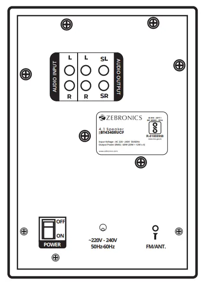 ZEBRONICS BT4340RUCF Portable Speaker fig 2