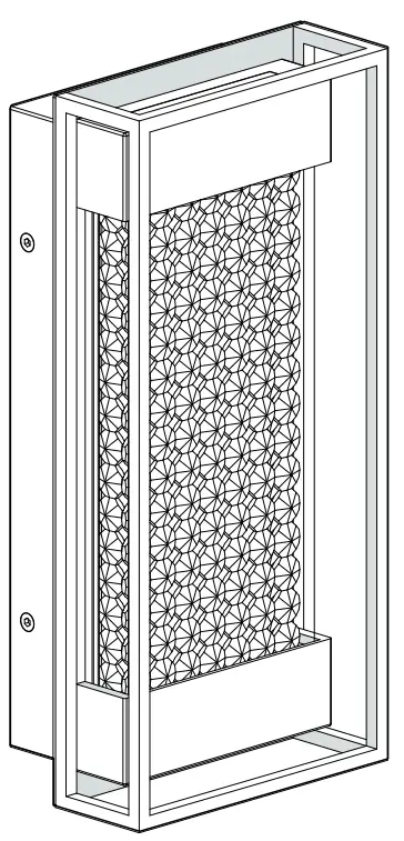 artika-CLGL-HD2BL-Glam-LED-Wall-Light-PRODUCT