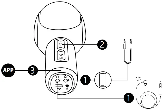 STAGE sound Stage SingFree Karaoke Microphone System - AUX MODE