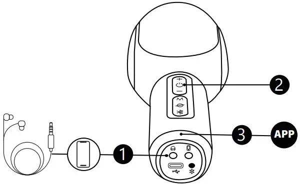 STAGE sound Stage SingFree Karaoke Microphone System - HEADPHONE MODE