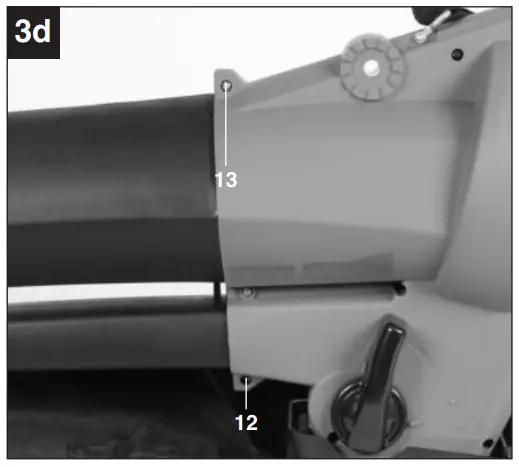 Mounting the suction tube