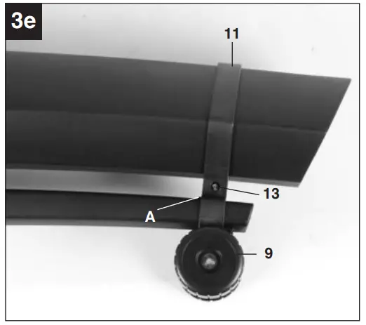 Mounting the suction tube