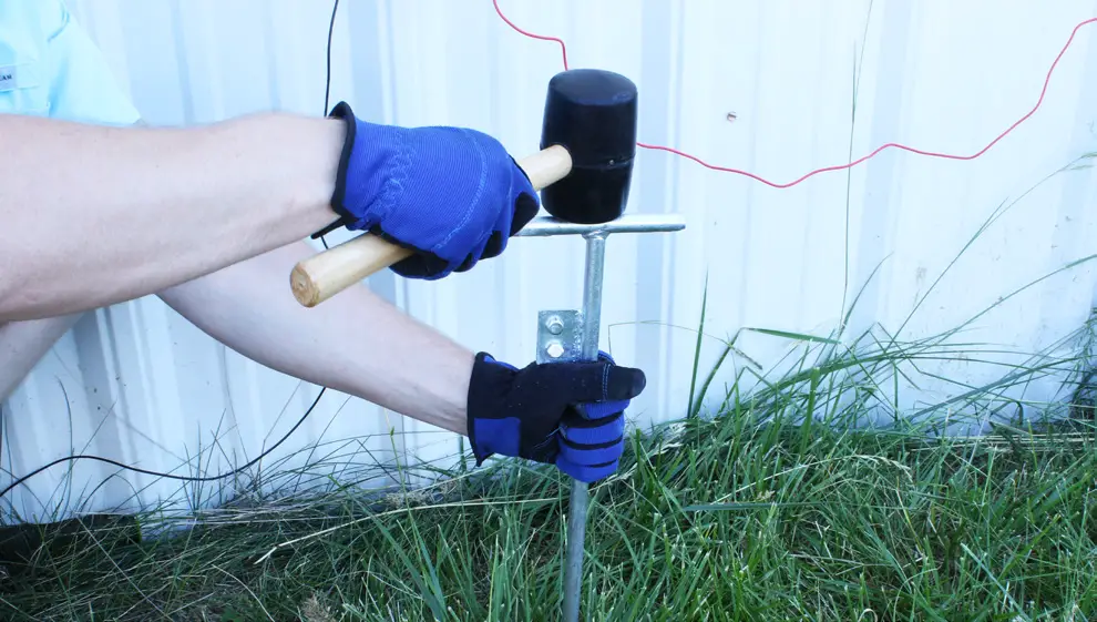 STARKLINE Electric Netting Kit - Drive Ground Rod Into The Earth