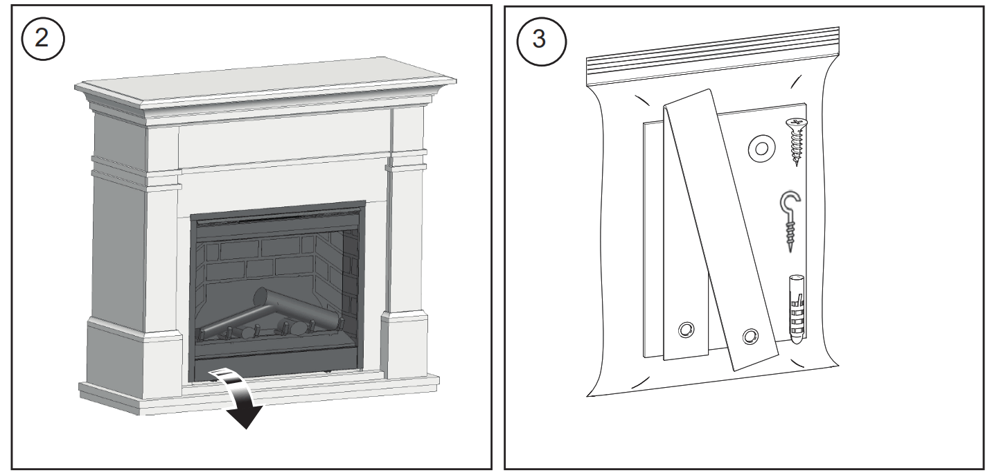 DIMPLEX KTN20-AU Kenton Suite - Fig 1