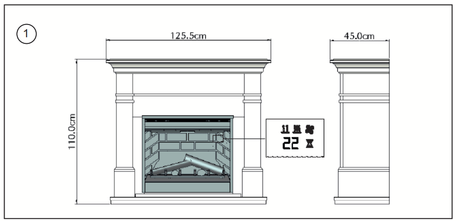 DIMPLEX KTN20-AU Kenton Suite - Fig
