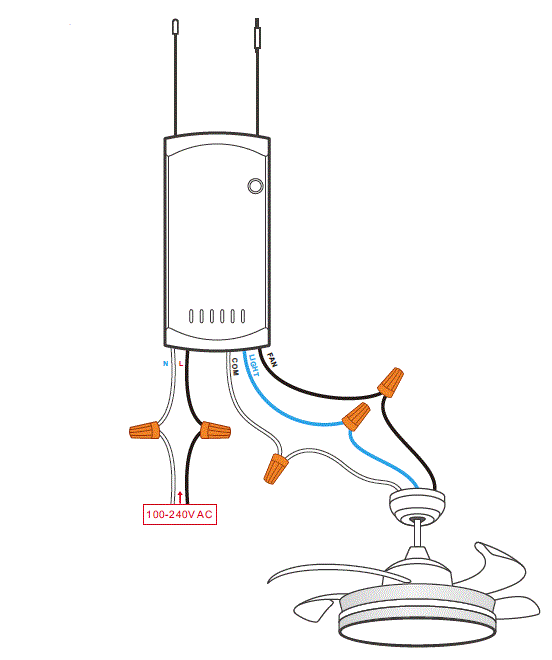 SONOFF iFan04 Wi-Fi Smart Ceiling Fan with Light Controller fig 4