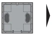 ELKO ep 8327 Wireless Dimming Socket - Adhesive