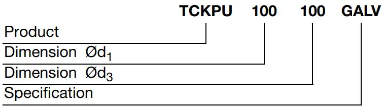 Lindab TCKPU T Piece Short for Casting - Figure 1