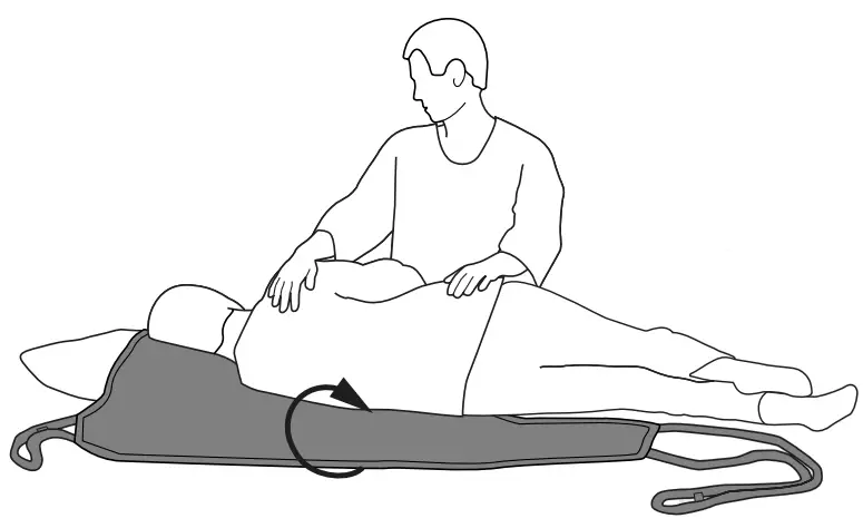 Lifting into a lying position