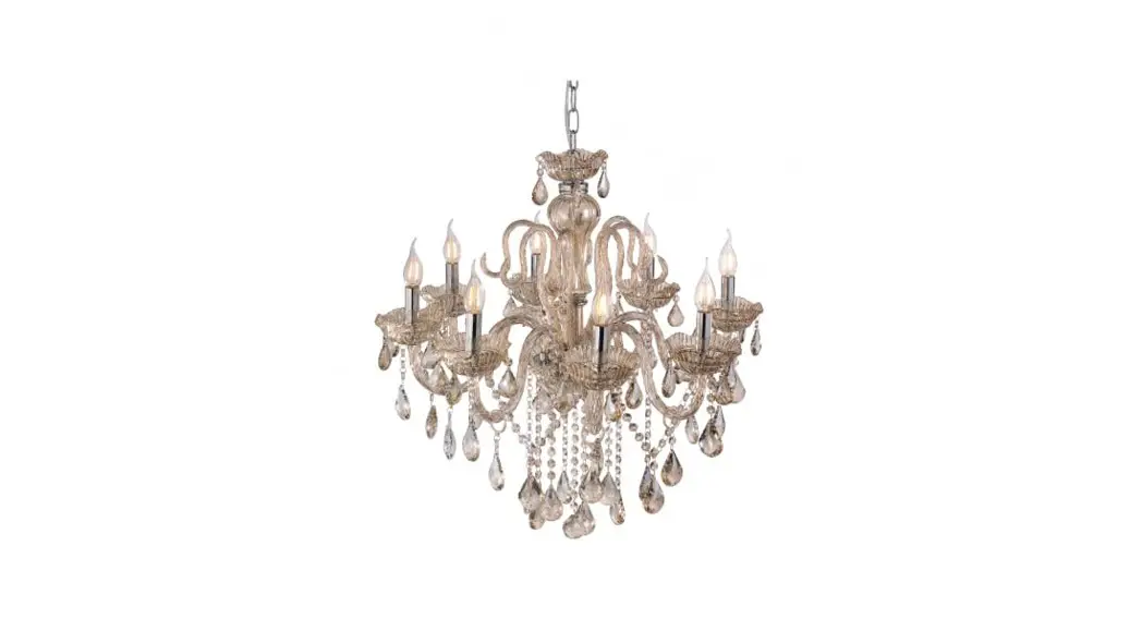Paul Neuhaus 3081-97 Gracia Traditional Champagne Chandelier Instruction Manual