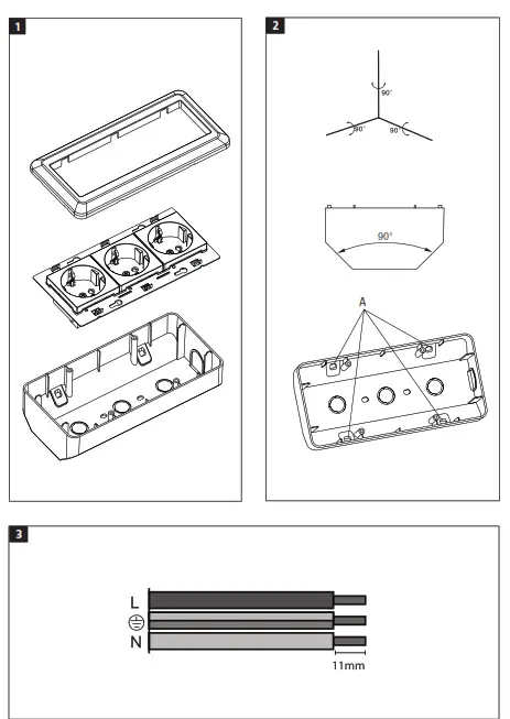 anslut 006867 Wall Socket - fig